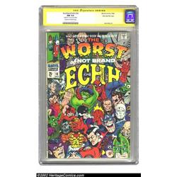 Not Brand Echh #10 Stan Lee File Copy (Marvel, 1968) CGC NM 9.4 Cream to off-white pages. Would i...