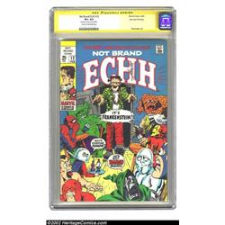 Not Brand Echh #12 Stan Lee File Copy (Marvel, 1969) CGC VF+ 8.5 Cream to off-white pages. Who ca...