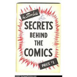 Secrets Behind The Comics #1 Stan Lee File Copy (Famous Enterprises Inc., 1947) Condition: VF. Th...