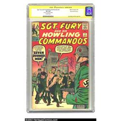 Sgt. Fury and his Howling Commandos #2 Stan Lee File Copy (Marvel, 1963) CGC VG 4.0 Off-white pag...