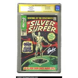 The Silver Surfer #1 Stan Lee File Copy (Marvel, 1968) CGC VF- 7.5 Off-white pages. Signature Ser...