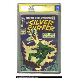 The Silver Surfer #2 Stan Lee File Copy (Marvel, 1968) CGC VF- 7.5 Cream to off-white pages. Sign...