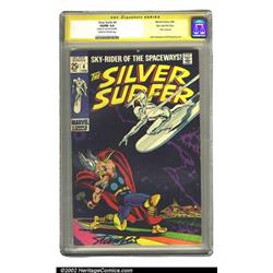 The Silver Surfer #4 Stan Lee File Copy (Marvel, 1969) CGC VG/FN 5.0 Cream to off-white pages. Si...