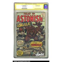 Tales to Astonish #12 Stan Lee File Copy (Marvel, 1960) CGC VG+ 4.5 Cream to off-white pages. Sig...