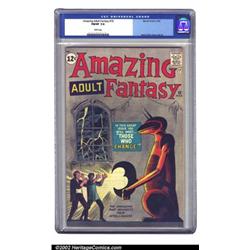 Amazing Adult Fantasy #10 (Marvel, 1962) CGC FN/VF 7.0 White pages. Stan Lee and Steve Ditko were...