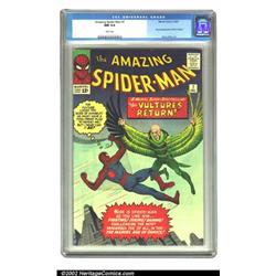 The Amazing Spider-Man #7 (Marvel, 1963) CGC NM 9.4 White pages. The Vulture returns in this firs...