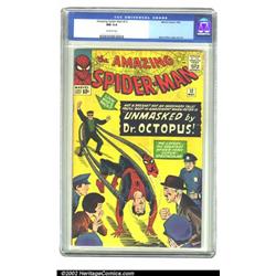 The Amazing Spider-Man #12 (Marvel, 1964) CGC NM 9.4 Off-white pages. Bright canary yellows and f...