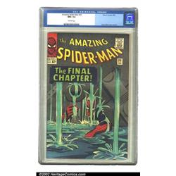 The Amazing Spider-Man #33 (Marvel, 1966) CGC NM+ 9.6 Off-white pages. Ditko was really at the to...