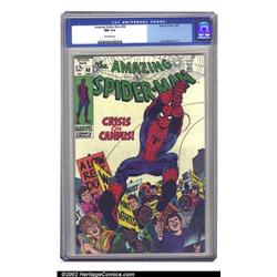 The Amazing Spider-Man #68 (Marvel, 1969) CGC NM 9.4 Off-white pages. Spidey swings into action o...