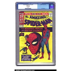 The Amazing Spider-Man Annual #2 (Marvel, 1965) CGC VF+ 8.5 White pages. This classic Steve Ditko...