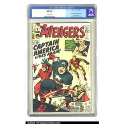 The Avengers #4 (Marvel, 1964) CGC NM- 9.2 Off-white pages. This is undeniably one of the most im...