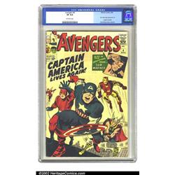 The Avengers #4 (Marvel, 1964) CGC VF 8.0 Off-white pages. No one can ignore the significance of...