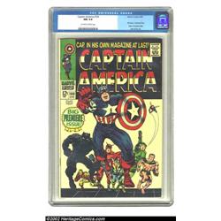 Captain America #100 (Marvel, 1968) CGC NM 9.4 Off-white to white pages. Well, here it is. The fi...