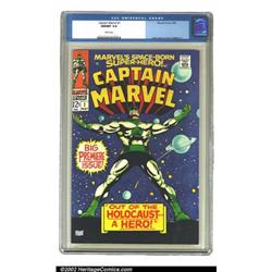 Captain Marvel #1 (Marvel, 1968) CGC NM/MT 9.8 White pages. You most definitely do not see books...