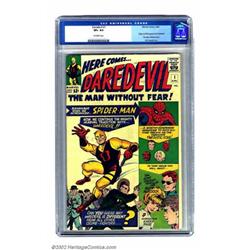 Daredevil #1 (Marvel, 1964) CGC VF+ 8.5 Off-white pages. Key first issue of Daredevil. Daredevil...