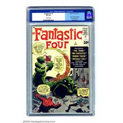 Fantastic Four #1 (Marvel, 1961) CGC VF 8.0 Off-white pages. One of the quintessential covers of...