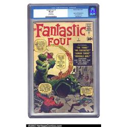 Fantastic Four #1 (Marvel, 1961) CGC FN 6.0 Off-white pages. This issue is the legendary first ap...