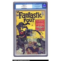 Fantastic Four #2 (Marvel, 1962) CGC VF- 7.5 Off-white pages. The FF were still operating in stre...