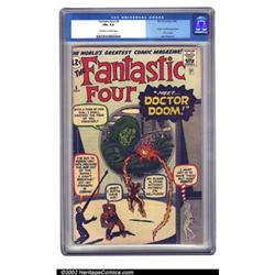 Fantastic Four #5 (Marvel, 1962) CGC FN+ 6.5 Off-white to white pages. One of the great villains...