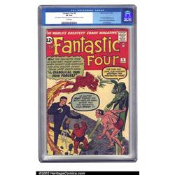 Fantastic Four #6 (Marvel, 1962) CGC VF 8.0 White pages. Apparently the engravers who colored the...