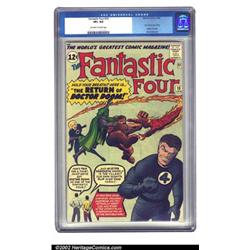 Fantastic Four #10 (Marvel, 1963) CGC VF+ 8.5 Off-white to white pages. For the first time, Smili...