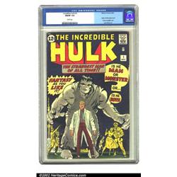 The Incredible Hulk #1 (Marvel, 1962) CGC FN/VF 7.0 White pages. Would Marvel have had such an in...
