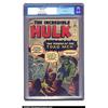 Image 1 : The Incredible Hulk #2 (Marvel, 1962) CGC VF- 7.5 Off-white to white pages. The Hulk turns green...