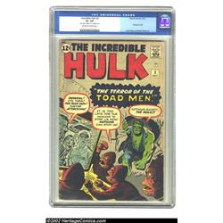 The Incredible Hulk #2 (Marvel, 1962) CGC GD+ 2.5 Off-white to white pages. This copy looks more...