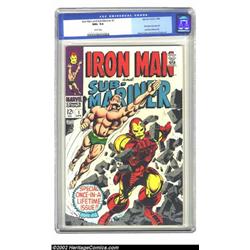 Iron Man & Sub-Mariner #1 (Marvel, 1968) CGC NM+ 9.6 White pages. This great Silver Age Marvel co...