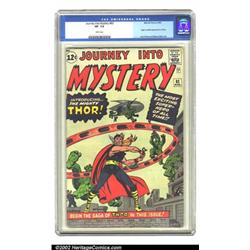 Journey into Mystery #83 (Marvel, 1962) CGC VF- 7.5 White pages. This classic issue features the...