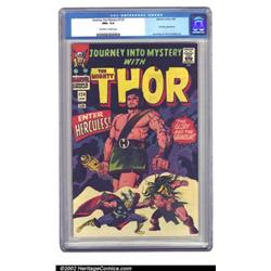 Journey into Mystery #124 (Marvel, 1966) CGC NM+ 9.6 Off-white to white pages. One of Jack Kirby'...