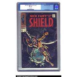 Nick Fury, Agent of SHIELD #6 (Marvel, 1968) CGC NM 9.4 Off-white pages. Jim Steranko's exhilarat...