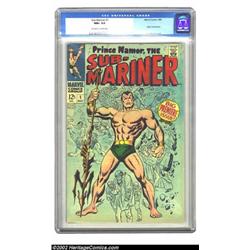 The Sub-Mariner #1 (Marvel, 1968) CGC NM+ 9.6 Off-white to white pages. This late 1960s Marvel ke...