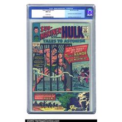 Tales to Astonish #70 (Marvel, 1965) CGC NM 9.4 Off-white pages. Sub-Mariner and Incredible Hulk...