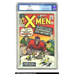 X-Men #4 (Marvel, 1964) CGC NM 9.4 Off-white to white pages. Only one comic has been CGC-graded h...