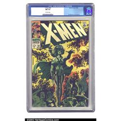 X-Men #50 (Marvel, 1968) CGC NM 9.4 Off-white pages. Jim Steranko does one of the more striking c...