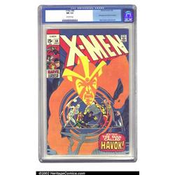 X-Men #58 (Marvel, 1969) CGC NM 9.4 Off-white pages. Neal Adams' cover clues us that this issue w...