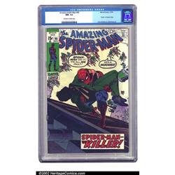 The Amazing Spider-Man #90 (Marvel, 1970) CGC NM- 9.2 Off-white to white pages. The death of Capt...