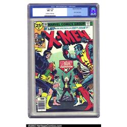 X-Men #100 (Marvel, 1976) CGC NM+ 9.6 Off-white to white pages. Patented Marvel battle cover by D...