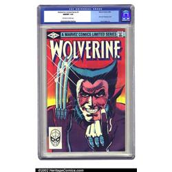 Wolverine Limited #1 (Marvel 1982) CGC NM/MT 9.8 Off-white to white pages. One of the most famous...