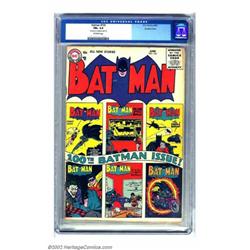 Batman #100 Double cover (DC, 1956) CGC FN+ 6.5 Off-white pages. One of the most sought-after iss...