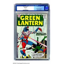 Green Lantern #1 (DC, 1960) CGC VF 8.0 White pages. Flush with the success of the Flash, DC took...