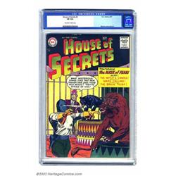 House of Secrets #2 (DC, 1957) CGC VF 8.0 Off-white to white pages. Second issue of DC's long-run...