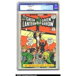 Green Lantern #89 (DC, 1972) CGC NM+ 9.6 White pages. The final issue of the Neal Adams series fe...