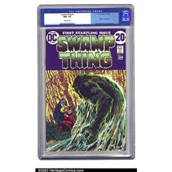 Swamp Thing #1 (DC, 1972) CGC NM+ 9.6 Off-white pages. Undervalued and ignored for most of the '8...