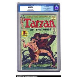 Tarzan #207 (DC, 1972) CGC NM/MT 9.8 Off-white to white pages. Typically moving Joe Kubert cover...