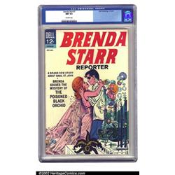 Brenda Starr #1 (Dell, 1963) CGC NM 9.4 Off-white pages. Here's a great book with a cool cover sh...