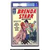 Image 1 : Brenda Starr #1 (Dell, 1963) CGC NM 9.4 Off-white pages. Here's a great book with a cool cover sh...