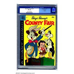 Bugs Bunny's County Fair #1 File copy (Dell, 1957) CGC VF- 7.5 Cream to off-white pages. Squarebo...