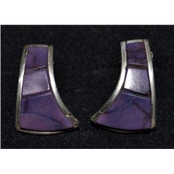 HOPI/LAGUNA SILVER EARRINGS